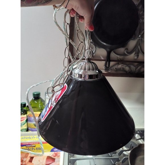 Trademark‎ Global NBA 14" Single Shade Bar Lamp Polyresin 36" Pull Chain On Off - Picture 5 of 14